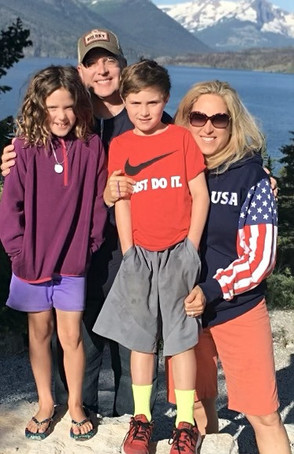 Jonathan and Sheryl Emord, with their twins, Justice and Angelica.